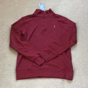 NWT Red Boys Ralph Lauren Zip-up